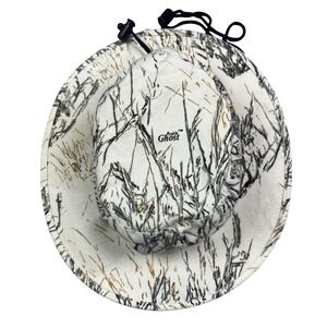 Ghost Camo Prairie Ghost White Camouflage Boonie Bucket Hat OSFM Adjustable